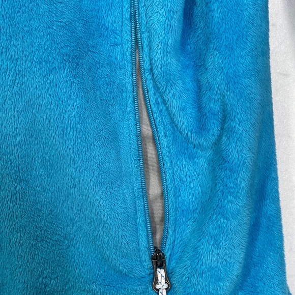 Mountain Hardwear Women's Pyxis Tech Fleece Jacket Bright Blue Size XL - Picture 8 of 10